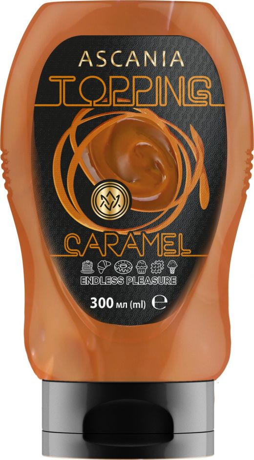 Topping with taste of Caramel