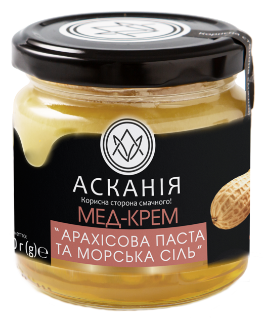 Creamy honey «Peanut paste and sea salt»