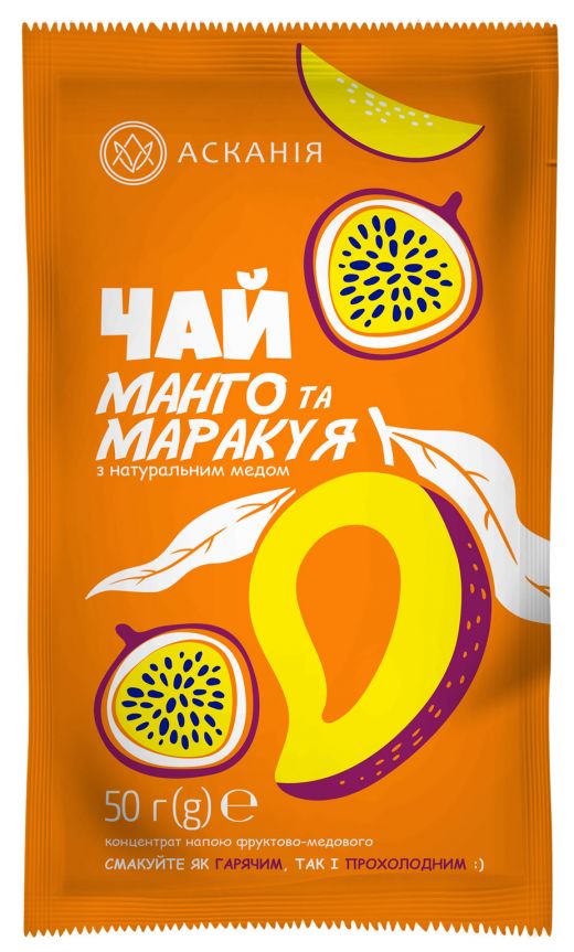 Чай фруктово-медовий «Манго та маракуя»
