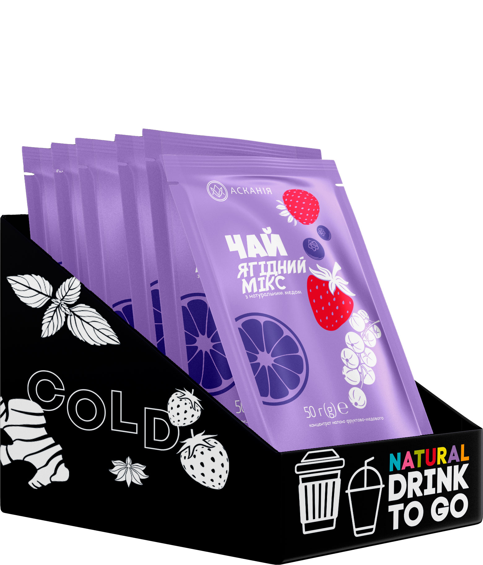 Fruit tea with honey Berry Mix