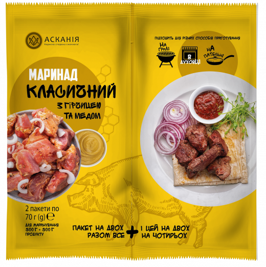 МАРИНАД КЛАССИЧЕСКИЙ С ГОРЧИЦЕЙ И МЁДОМ