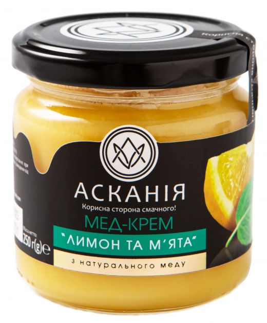 Мед-крем «Лимон та м'ята»