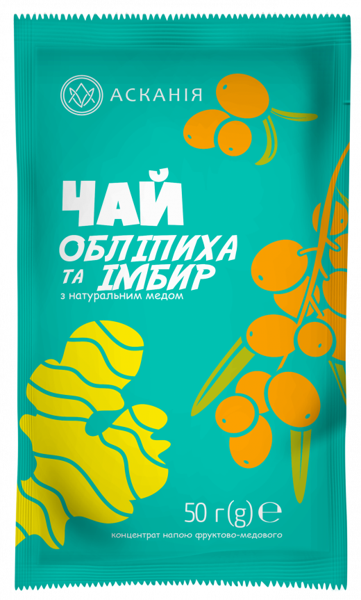 Чай фруктово-медовий  «Обліпиха та імбир»