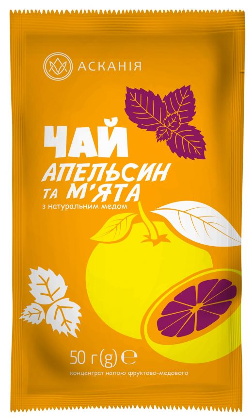 Fruit tea with honey «ORANGE and mint»