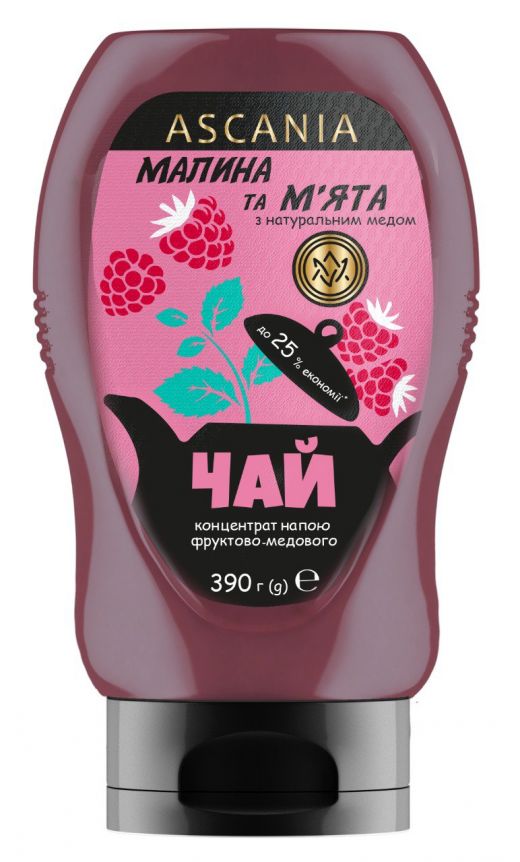 Чай фруктово-медовий «Малина та м’ята» 390 г